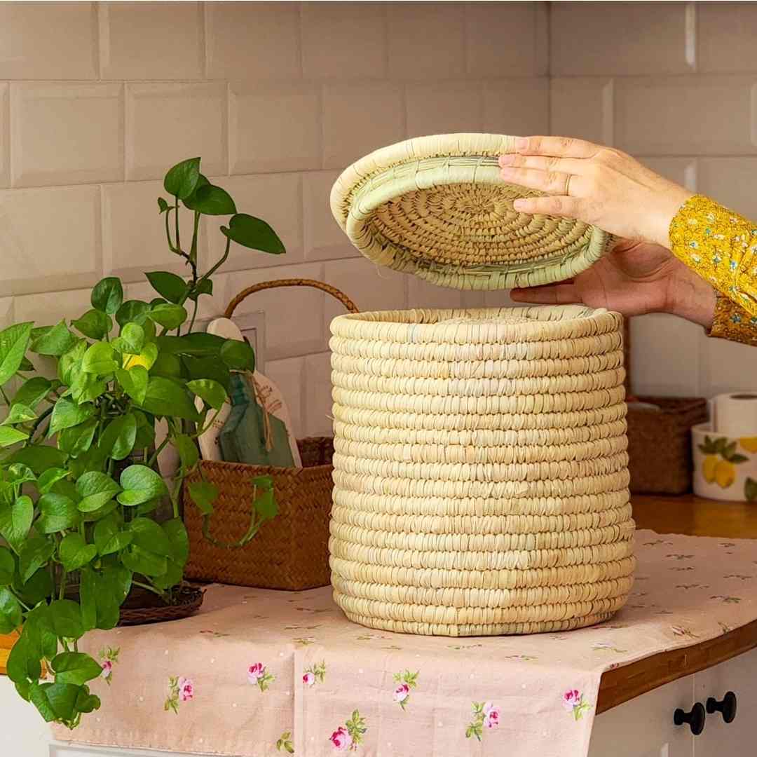 ظرف برنج استوانه  ده کیلو